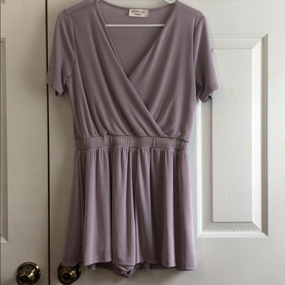 NWOT Boutique Lavender Romper